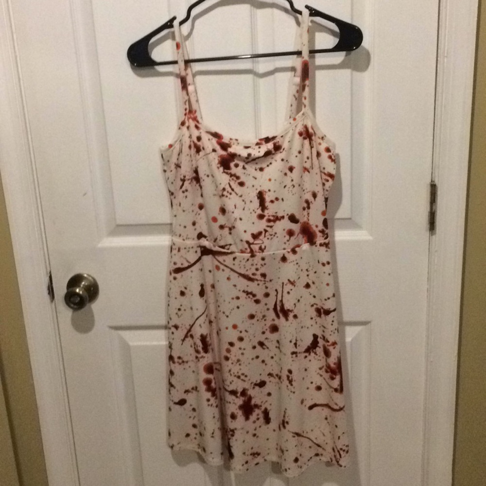 Blood splatter skater dress size M